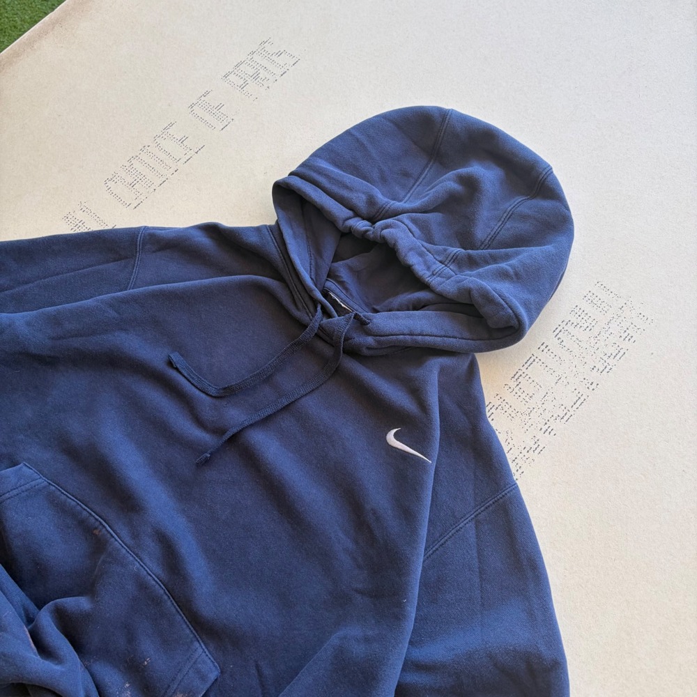 Y2K Distressed blue Nike Hoodie